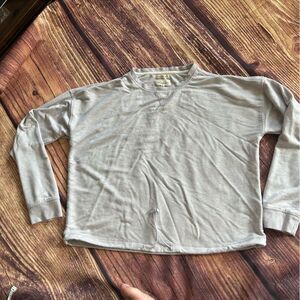Women’s Thread & Supply Cropped Grey Shirt Size S
